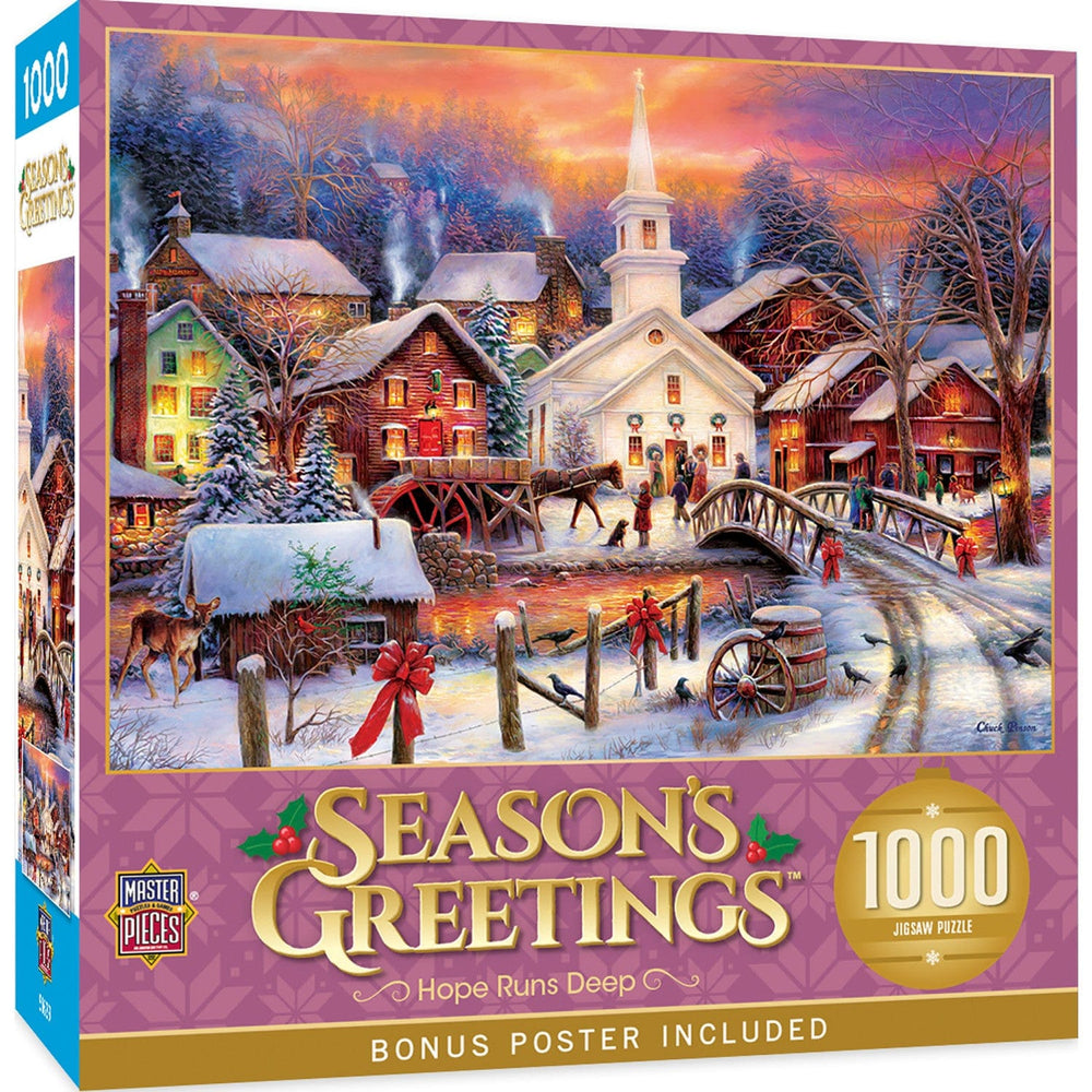 Season's Greetings - Hope Runs Deep 1000 Piece Jigsaw Puzzle (ONLINE ORDER ONLY)