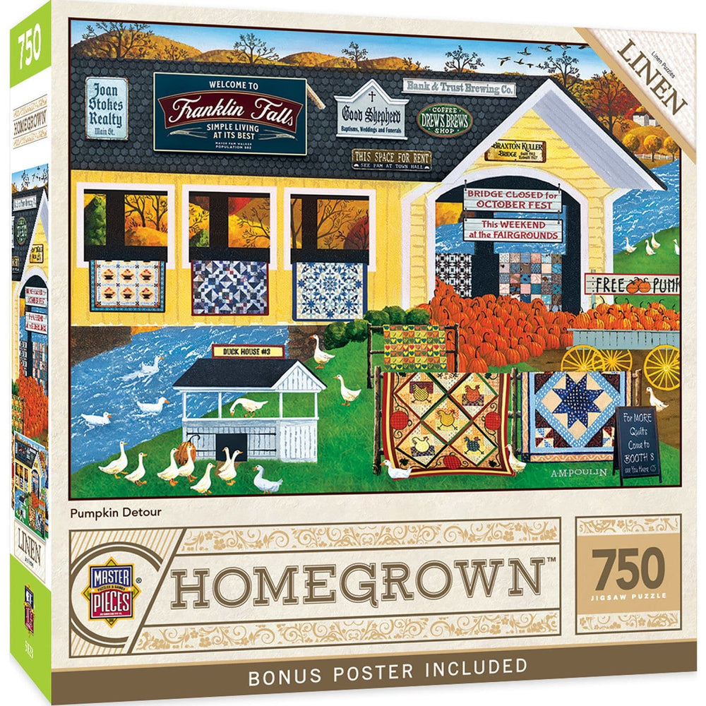 Homegrown - Pumpkin Detour 750 Piece Jigsaw Puzzle (ONLINE ORDER ONLY)