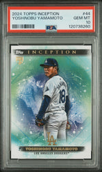 Graded 2024 Topps Inception Yoshinobu Yamamoto #44 Rookie RC Baseball Card PSA 10 Gem Mint (ONLINE ORDER ONLY)