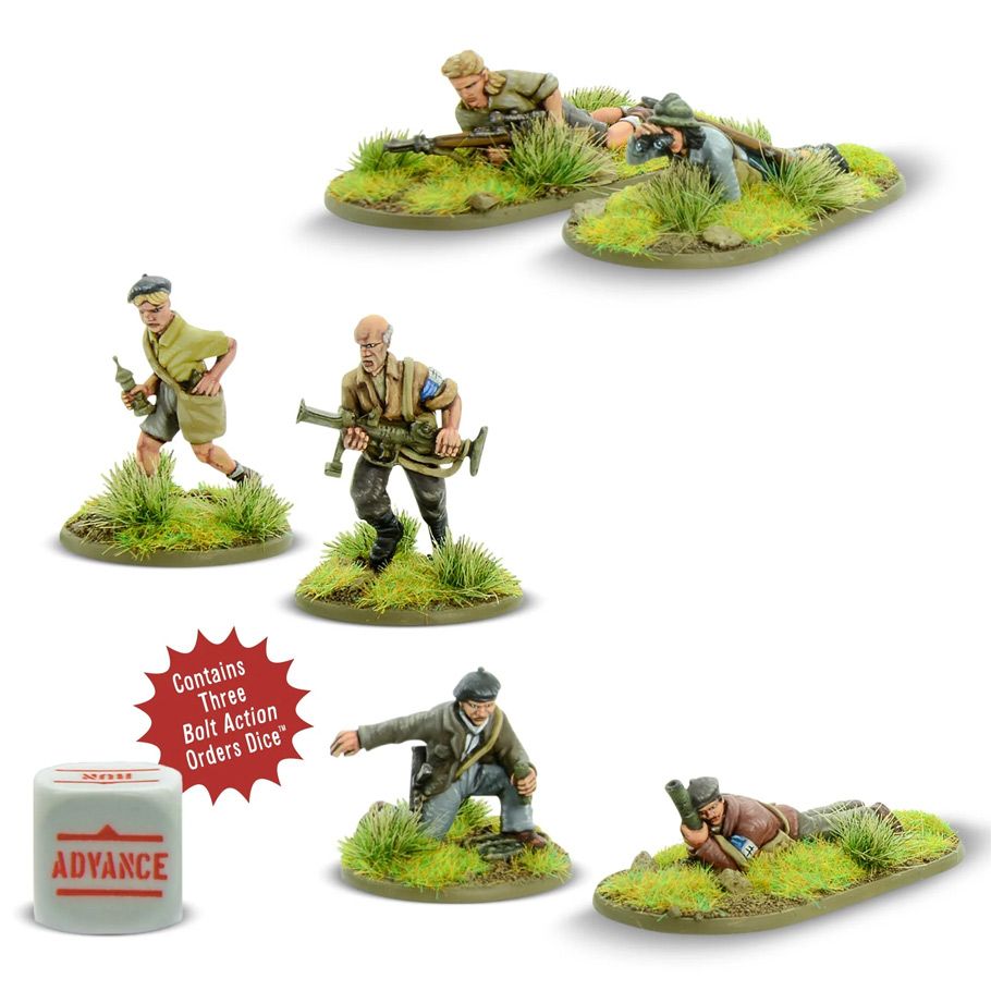 Bolt Action: French Resistance Weapons Teams (ONLINE ORDER ONLY)
