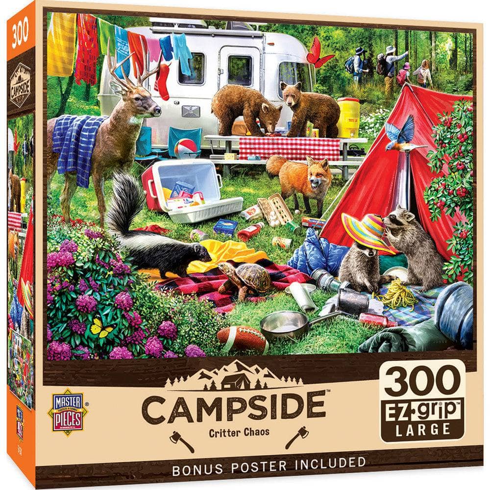 Campside - Critter Chaos 300 Piece EZ Grip Jigsaw Puzzle (ONLINE ORDER ONLY)