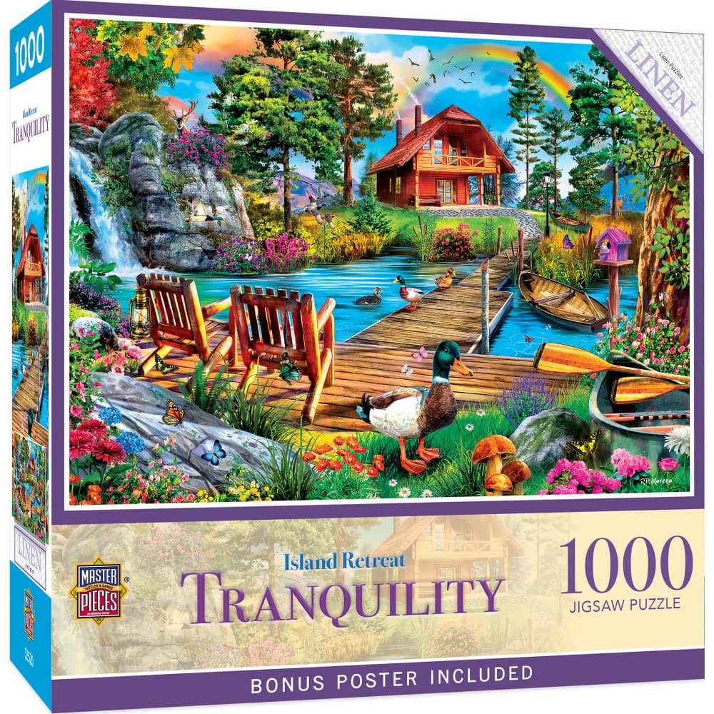 Tranquility - Island Retreat 1000 Piece Jigsaw Puzzle