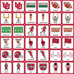 Utah Utes Matching Game