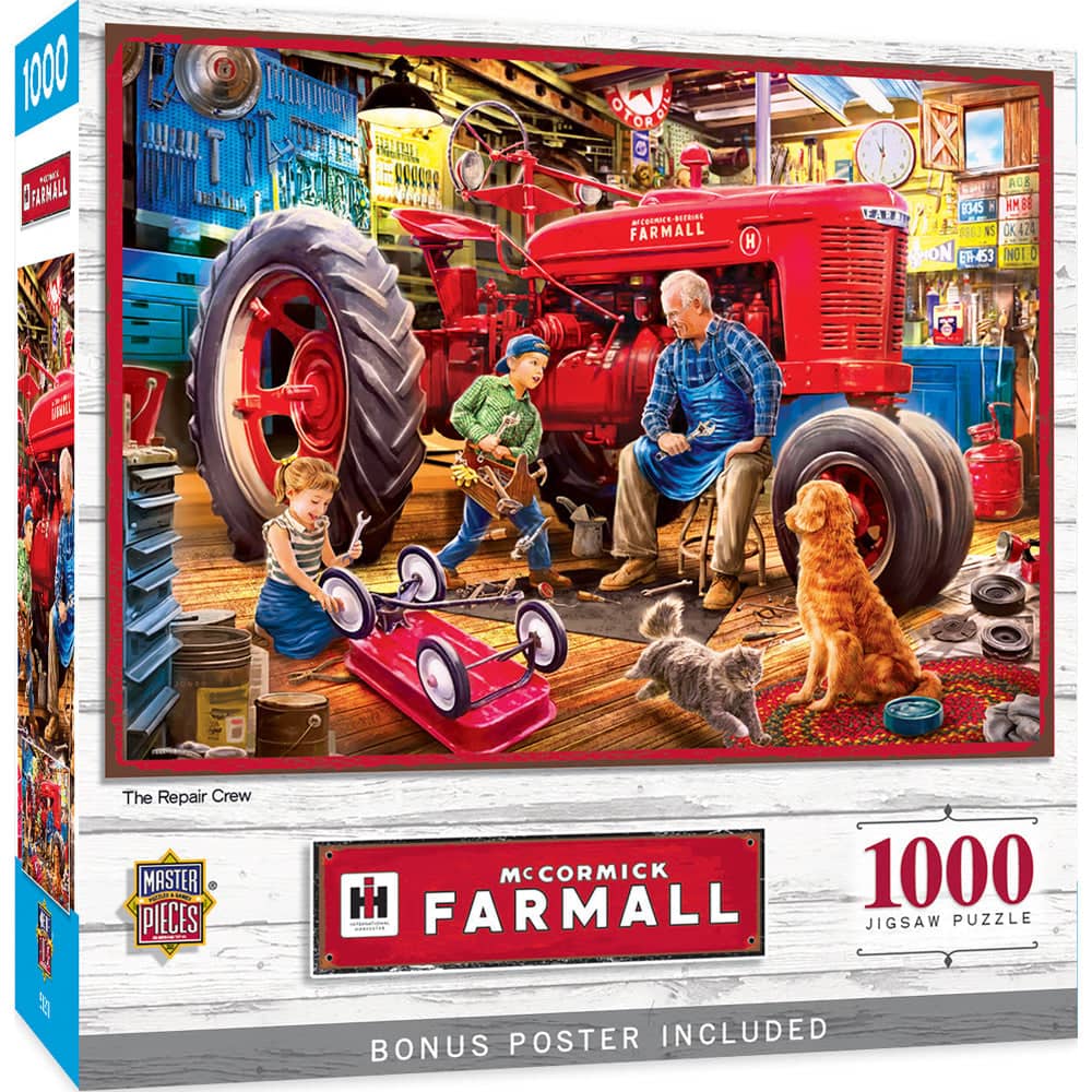 Farmall - The Repair Crew 1000 Piece Jigsaw Puzzle (ONLINE ORDER ONLY)