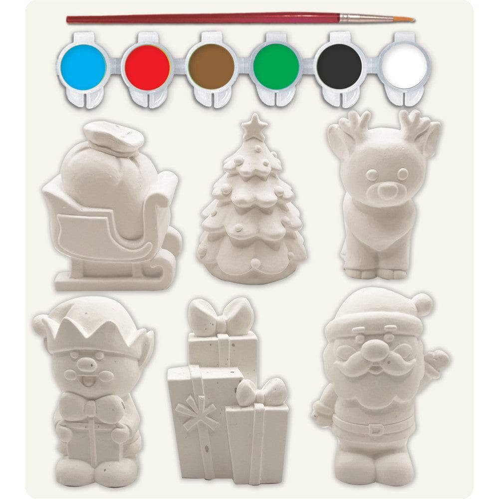 Christmas Time - Plaster Figurine Paint Set (ONLINE ORDER ONLY)