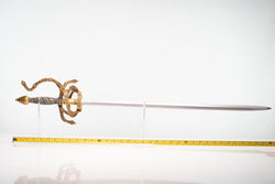 Gold Hilt Rapier Costume Film Display Prop (ONLINE ORDER ONLY)