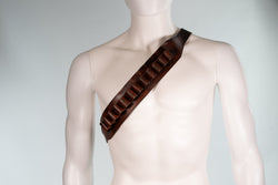 Leather Shell Bandolier Belt Costume Piece (ONLINE ORDER ONLY)