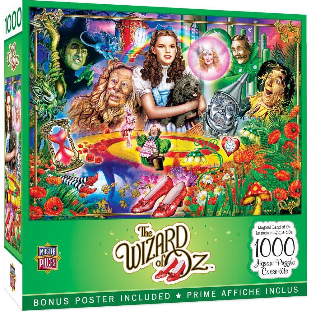 Wizard of Oz - Magical Land of Oz 1000 Piece Jigsaw Puzzle