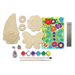 Gnome Garden Wind Chime Wood Craft & Paint Kit (ONLINE ORDER ONLY)