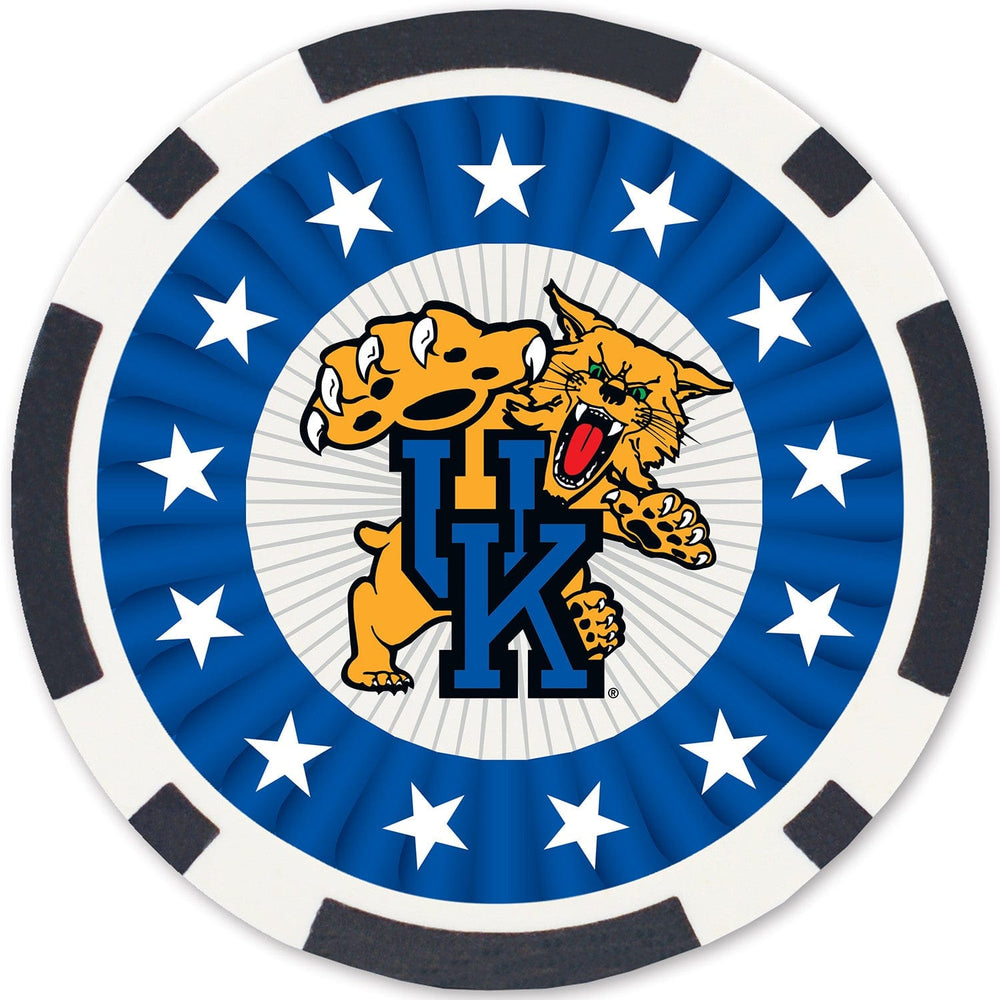 Kentucky Wildcats 100 Piece Poker Chips (ONLINE ORDER ONLY)