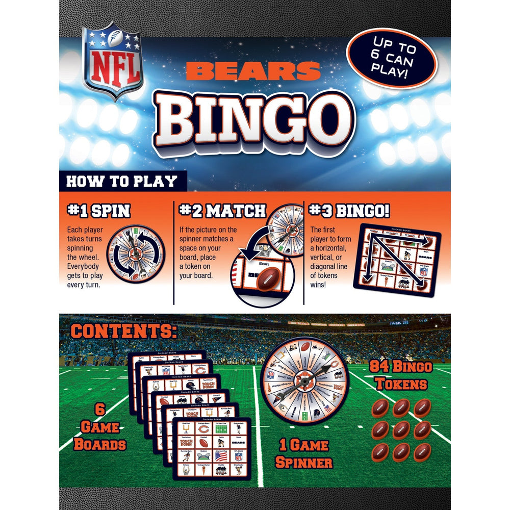 Chicago Bears Bingo Game (ONLINE ORDER ONLY)