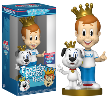 Funko Wacky Wobbler Freddy w/ Proto - Fun on the Run Travel Edition Exclusive (Online Order Only)