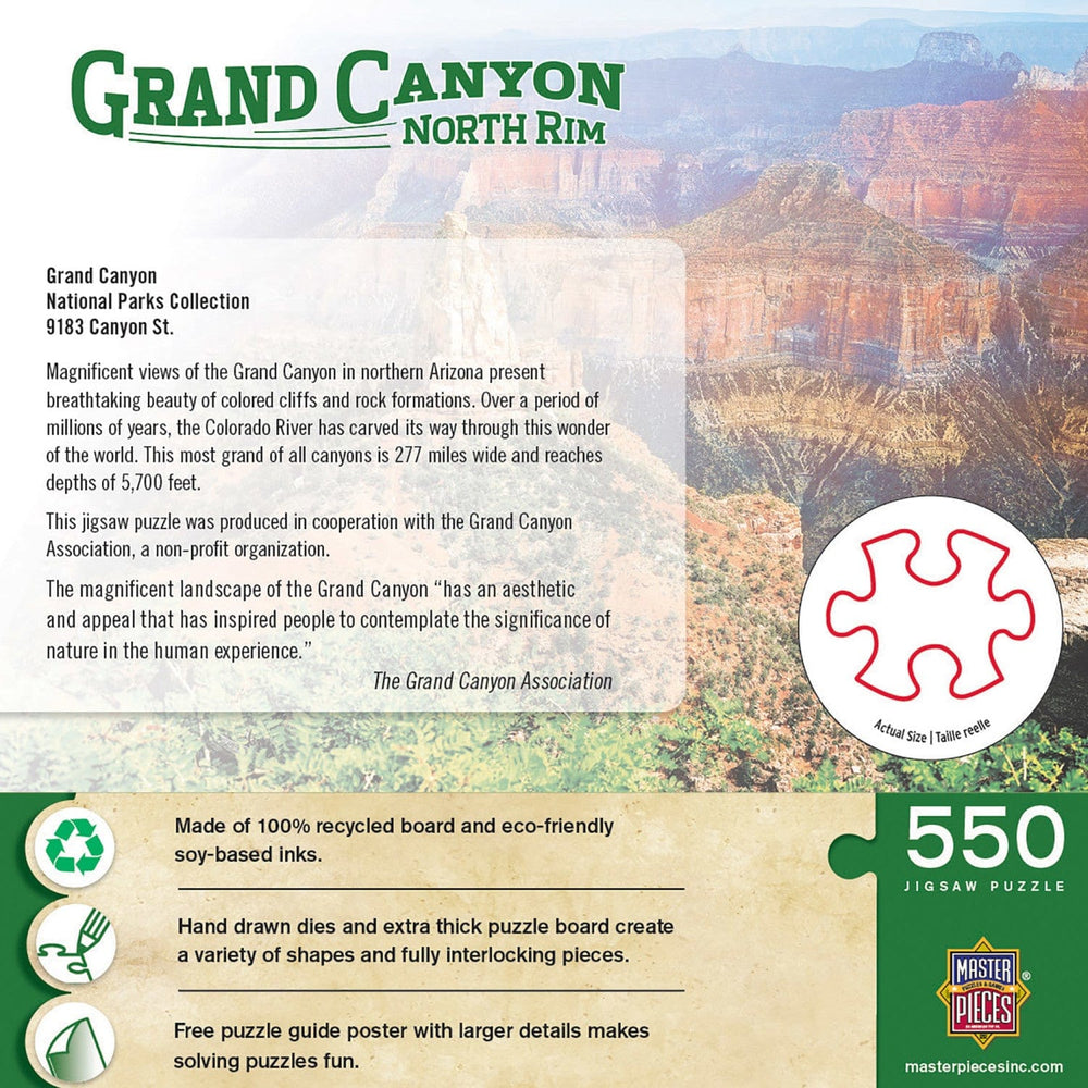 Grand Canyon North Rim 550 Piece Jigsaw Puzzle (ONLINE ORDER ONLY)