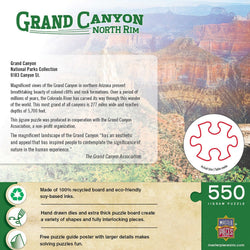 Grand Canyon North Rim 550 Piece Jigsaw Puzzle (ONLINE ORDER ONLY)