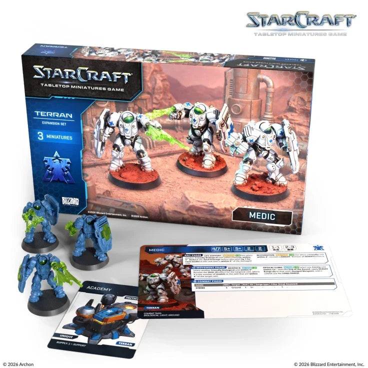 StarCraft The Miniatures Game: Terran: Medic Expansion Set (ONLINE ORDER ONLY)