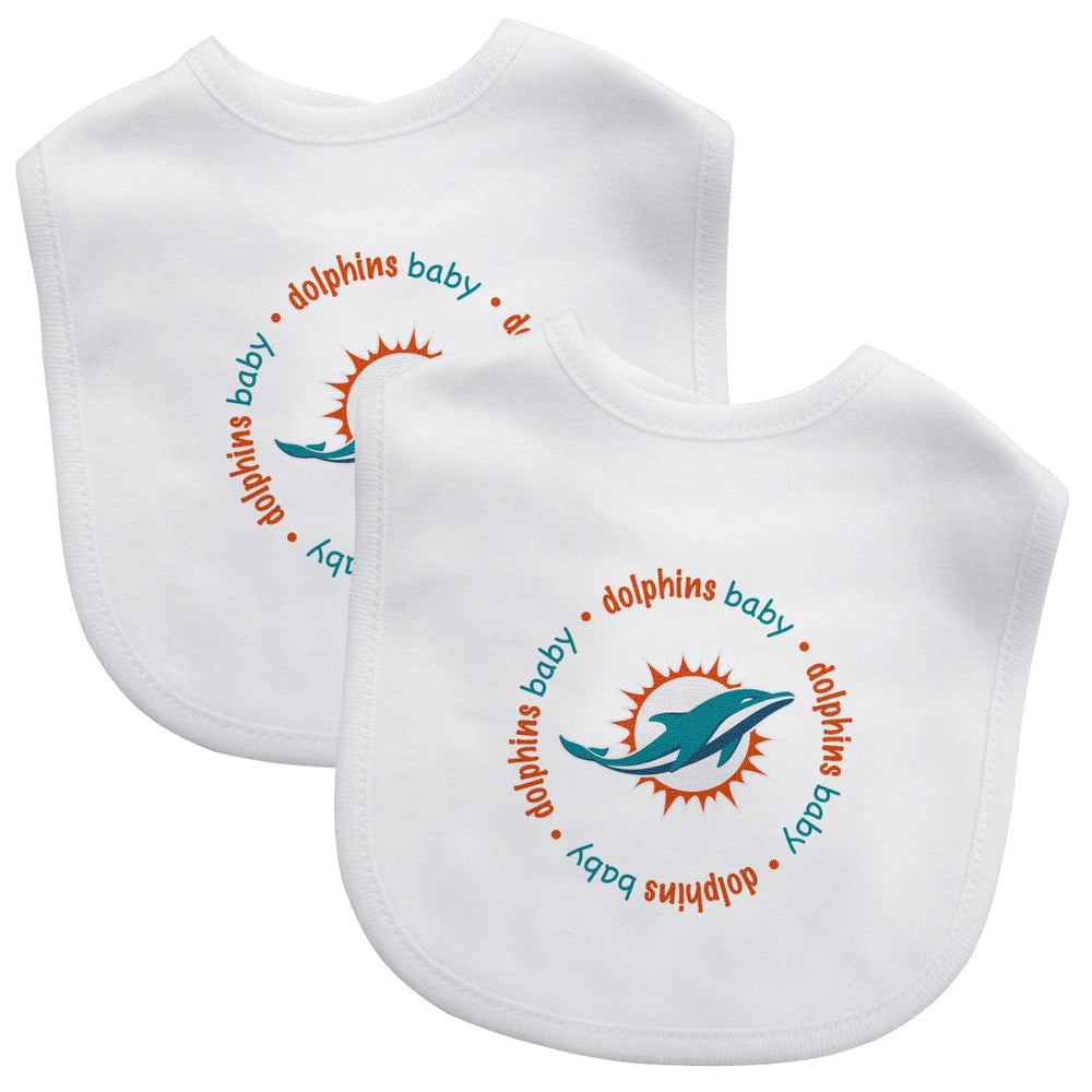 Miami Dolphins - Baby Bibs 2-Pack (ONLINE ORDER ONLY)