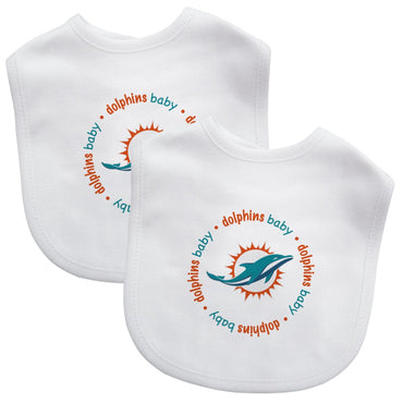 Miami Dolphins - Baby Bibs 2-Pack (ONLINE ORDER ONLY)