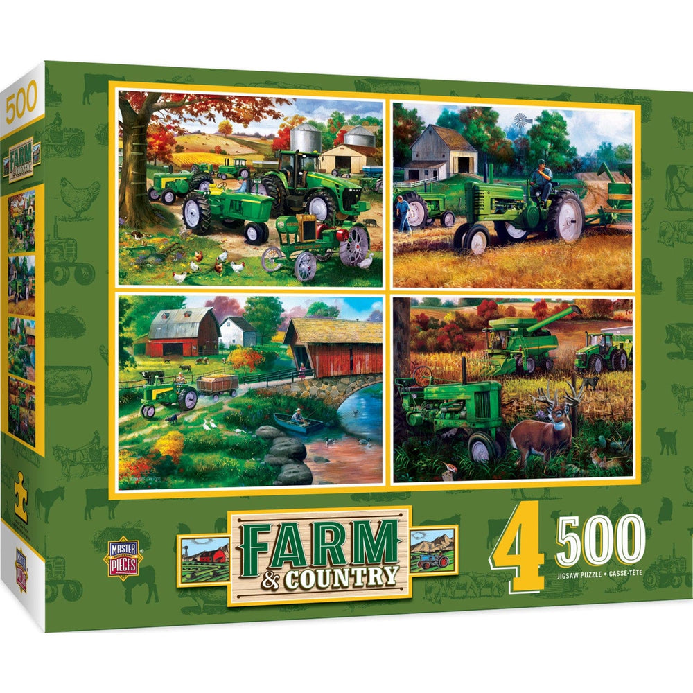 Farm & Country - 500 Piece Jigsaw Puzzles 4 Pack (ONLINE ORDER ONLY)