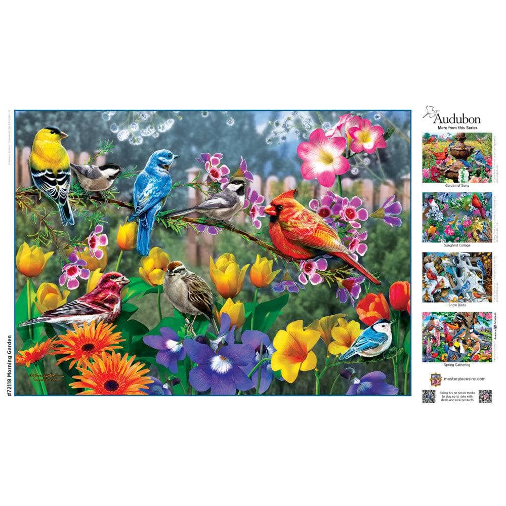Audubon - Morning Garden 1000 Piece Jigsaw Puzzle (ONLINE ORDER ONLY)