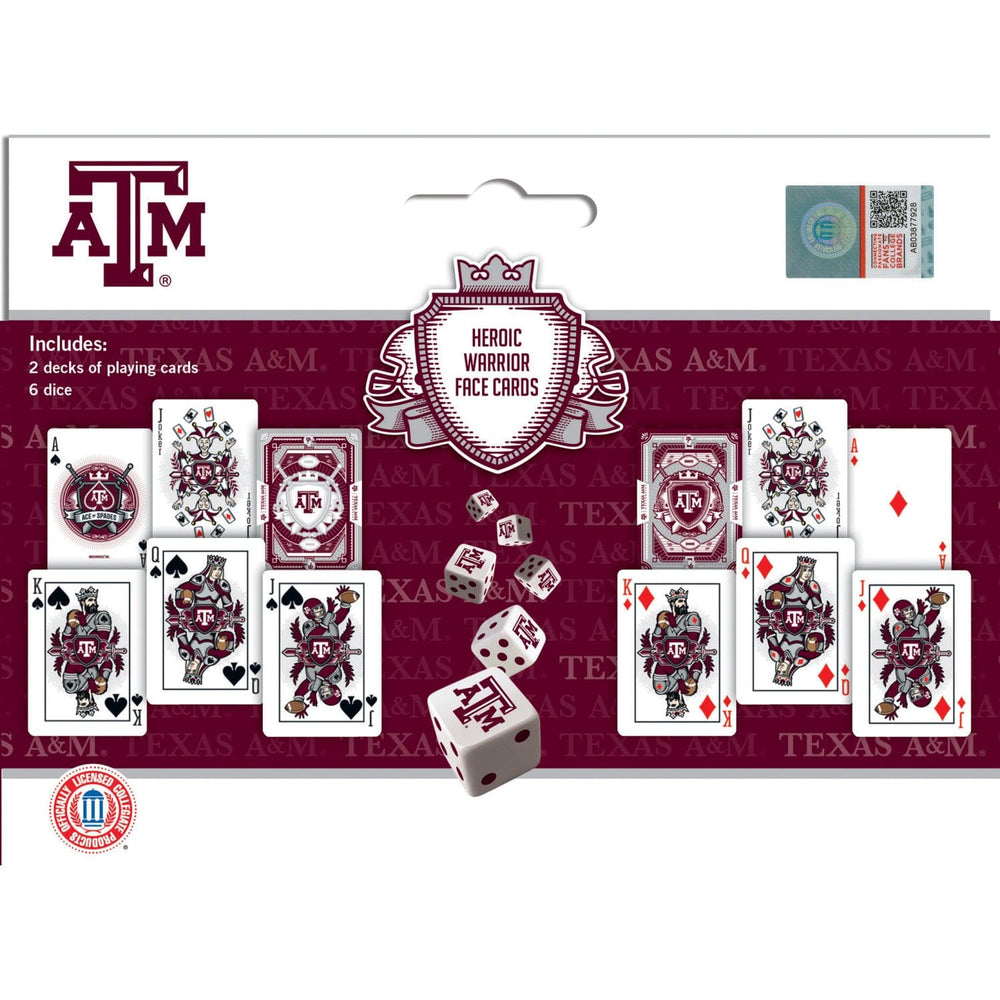 Texas A&M Aggies - 2-Pack Playing Cards & Dice Set (ONLINE ORDER ONLY)