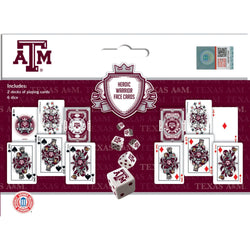 Texas A&M Aggies - 2-Pack Playing Cards & Dice Set