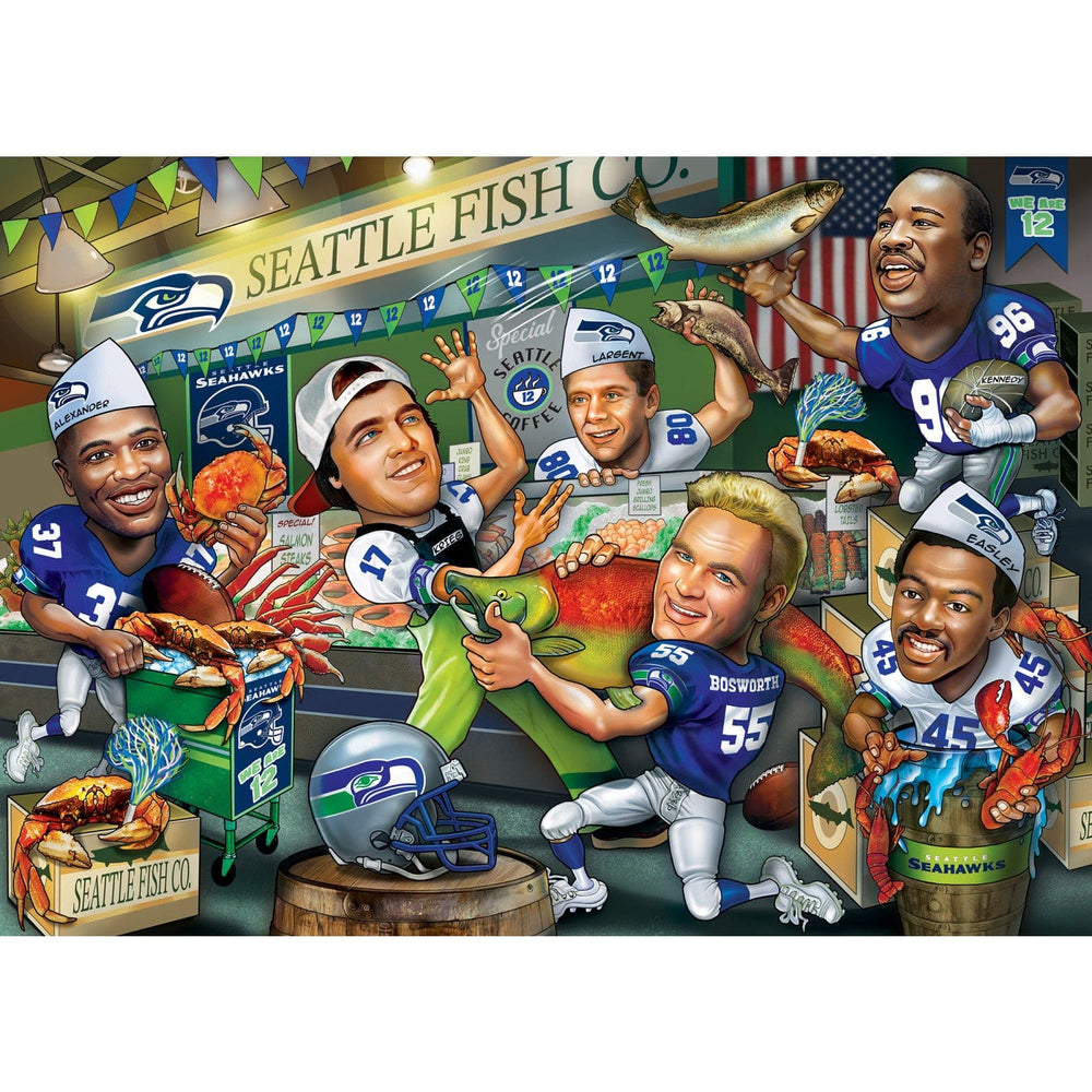 Seattle Seahawks - All Time Greats 500 Piece Jigsaw Puzzle (ONLINE ORDER ONLY)