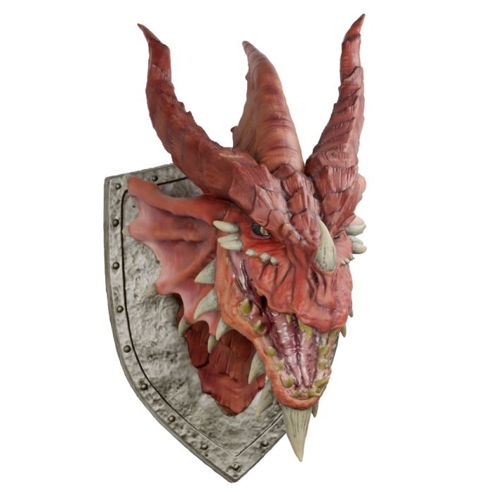 D&D Replicas of the Realms: Red Dragon Trophy Plaque (ONLINE ORDER ONLY)