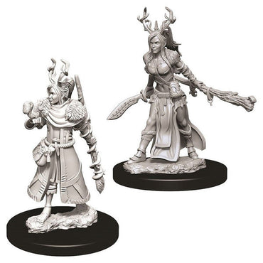 D&D: Nolzur's Marvelous Minis: Female Human Druid W9 (Unpainted) (ONLINE ORDER ONLY)