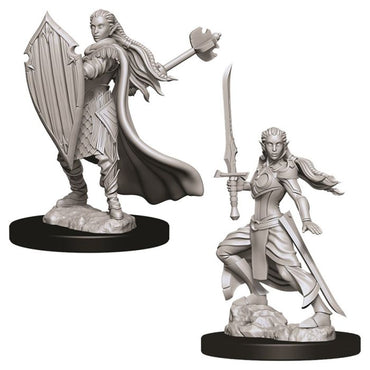 D&D: Nolzur's Marvelous Minis: Female Elf Paladin W9 (Unpainted) (ONLINE ORDER ONLY)