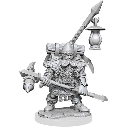 D&D Frameworks Wave 1: Dwarf Fighter Male - Miniature (Online Order Only)