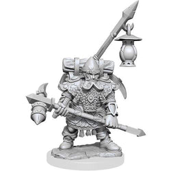 D&D Frameworks Wave 1: Dwarf Fighter Male - Miniature (Online Order Only)