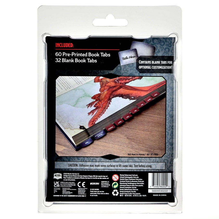 D&D Book Tabs: Monster Manual (ONLINE ORDER ONLY)