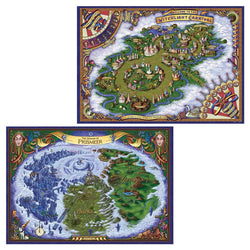 D&D: Icons of the Realms - The Domain of Prismeer and The Witchlight Carnival Wall Map (ONLINE ORDER ONLY)