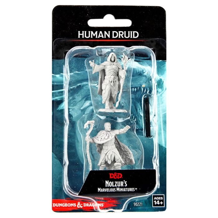 D&D: Nolzur's Marvelous Minis: Human Druid Male (ONLINE ORDER ONLY)