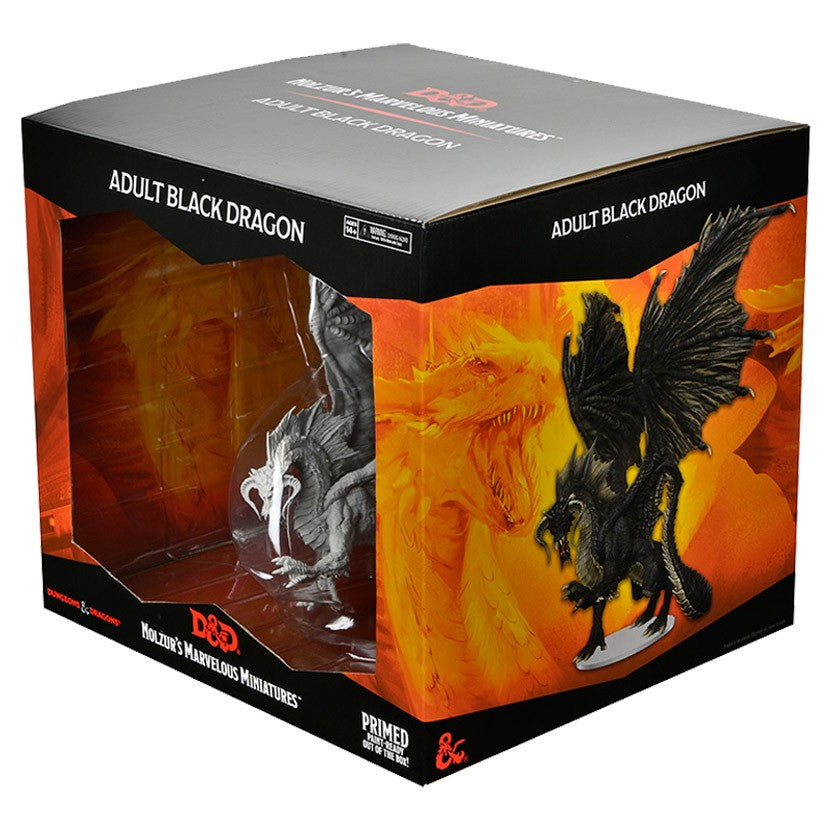 D&D: Nolzur's Marvelous Miniatures - Adult Black Dragon (ONLINE ORDER ONLY)