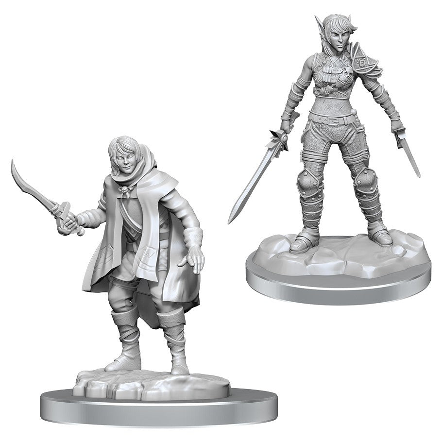 D&D: Nolzur's Marvelous Miniatures - Elf Rogue & Half-Elf Rogue Protégé (ONLINE ORDER ONLY)