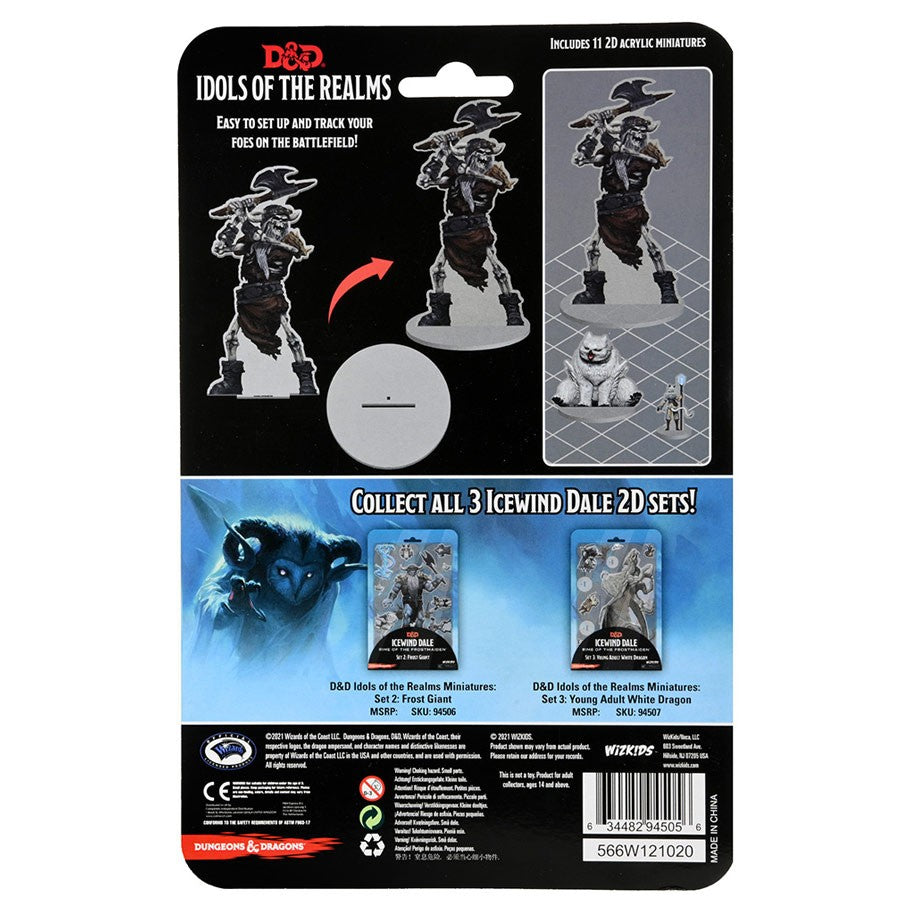 D&D: Idols of the Realms - Icewind Dale: Rime of the Frostmaiden - 2D Frost Giant Skeleton (ONLINE ORDER ONLY)