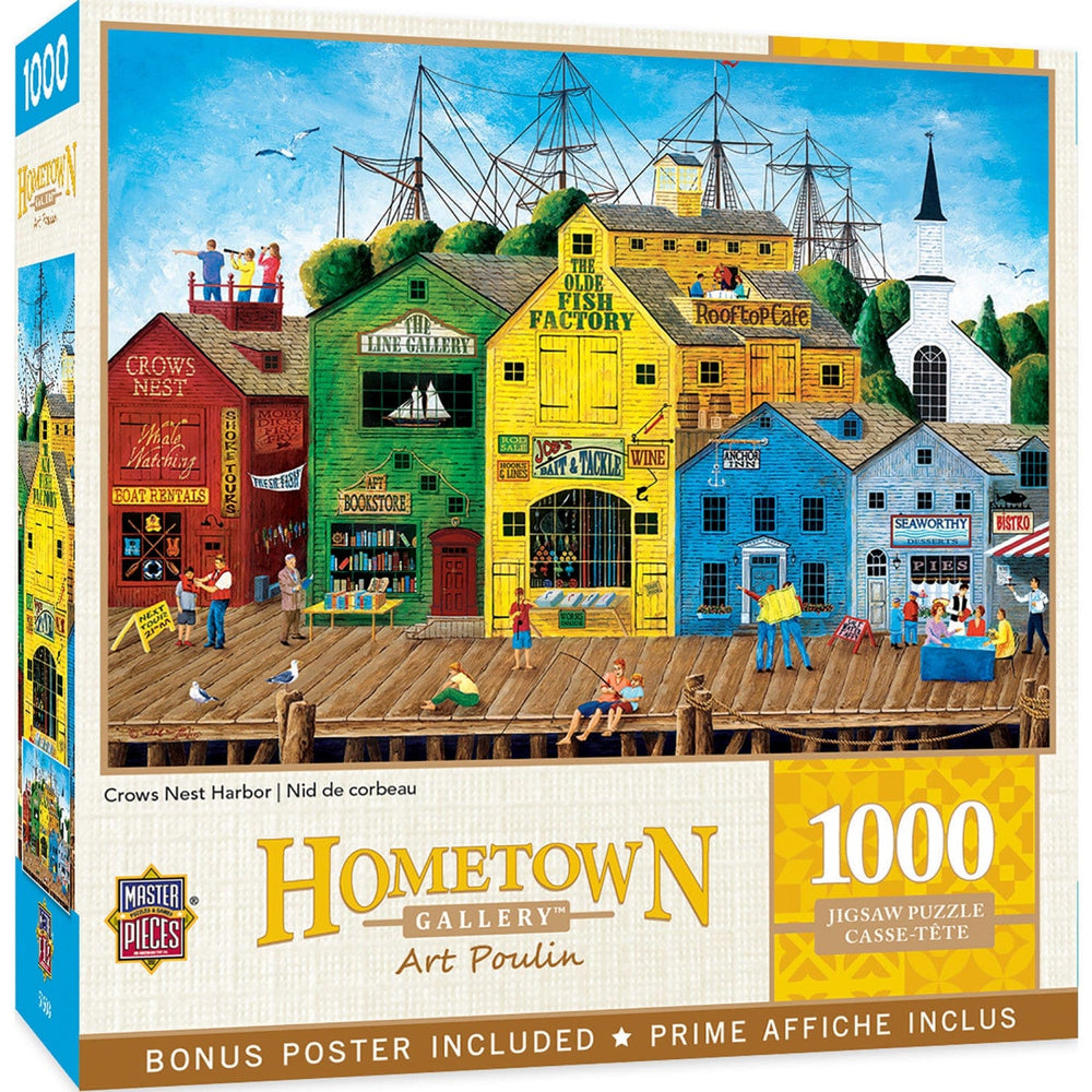 Hometown Gallery - Crows Nest Harbor 1000 Piece Jigsaw Puzzle (ONLINE ORDER ONLY)