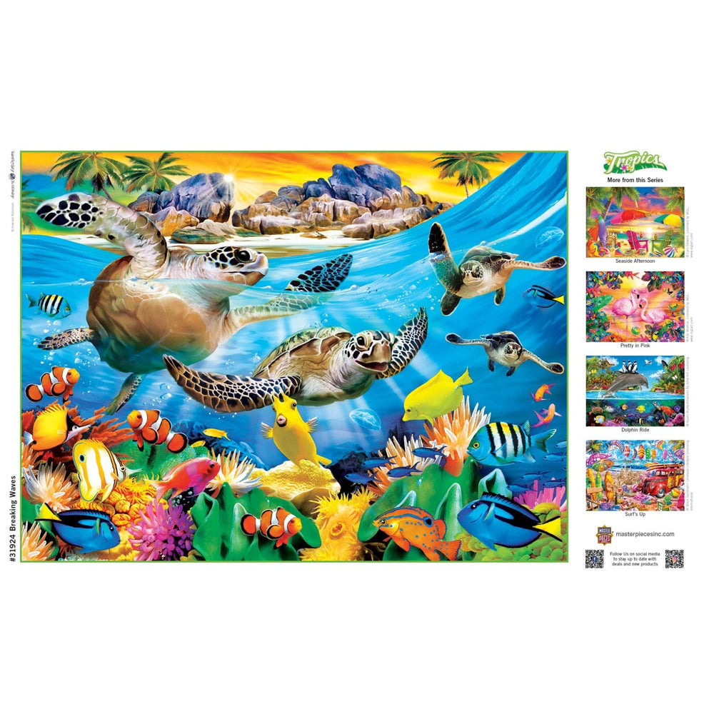 Tropics - Breaking Waves 300 Piece EZ Grip Jigsaw Puzzle (ONLINE ORDER ONLY)