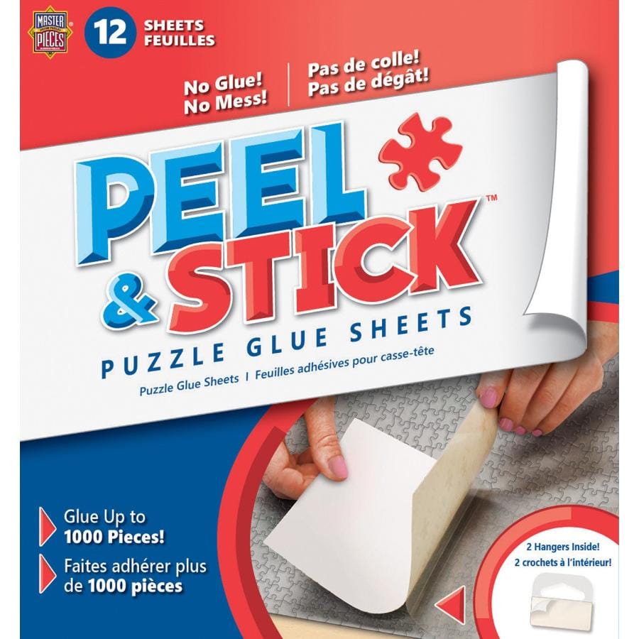 Jigsaw Puzzle Glue Sheets - Hangers Included (ONLINE ORDER ONLY)