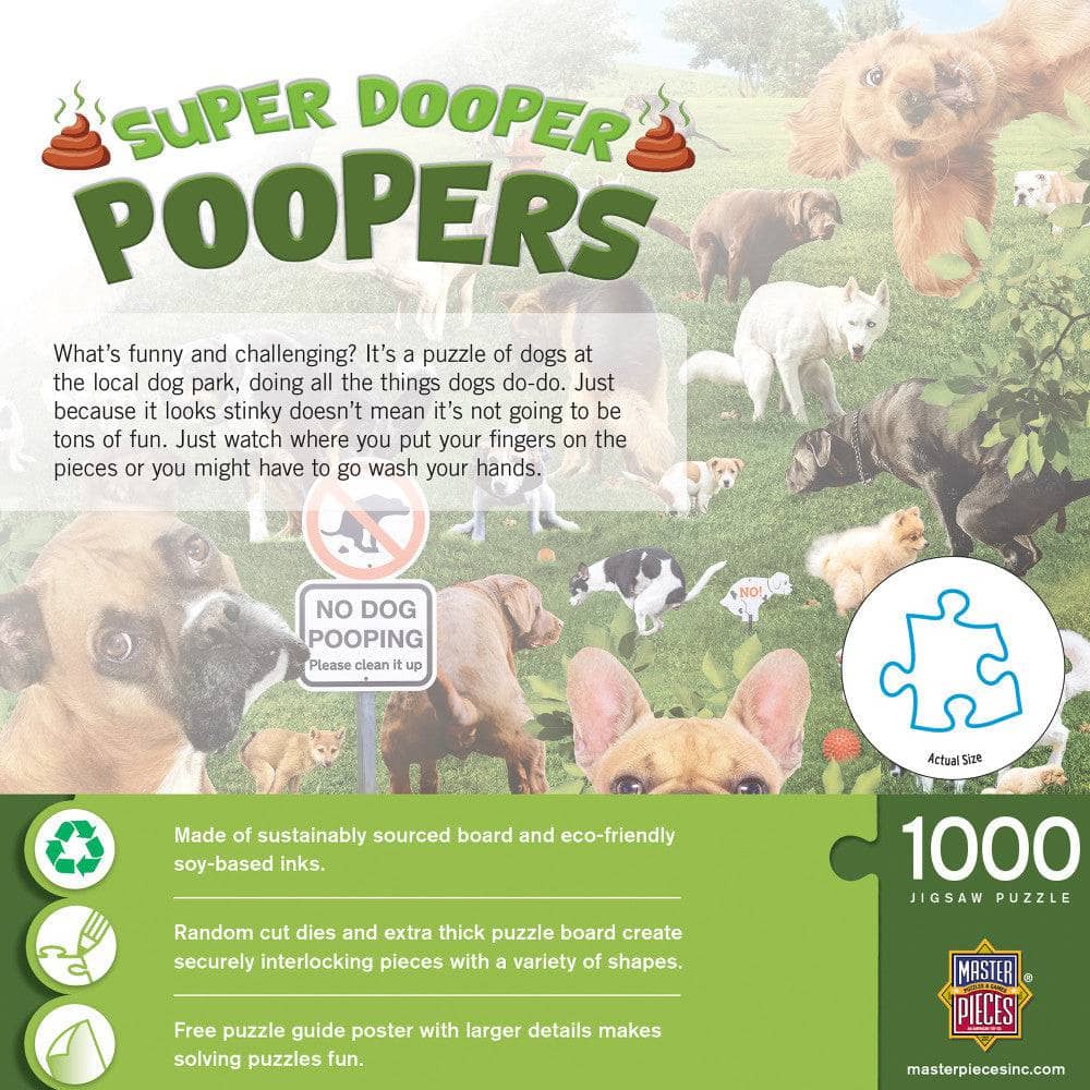 Super Dooper Poopers 1000 Piece Jigsaw Puzzle (ONLINE ORDER ONLY)