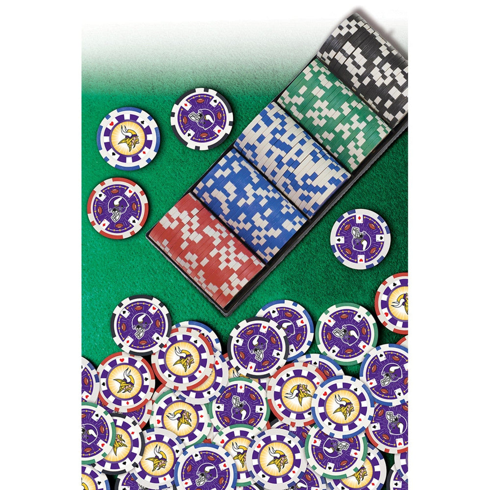 Minnesota Vikings 100 Piece Poker Chips