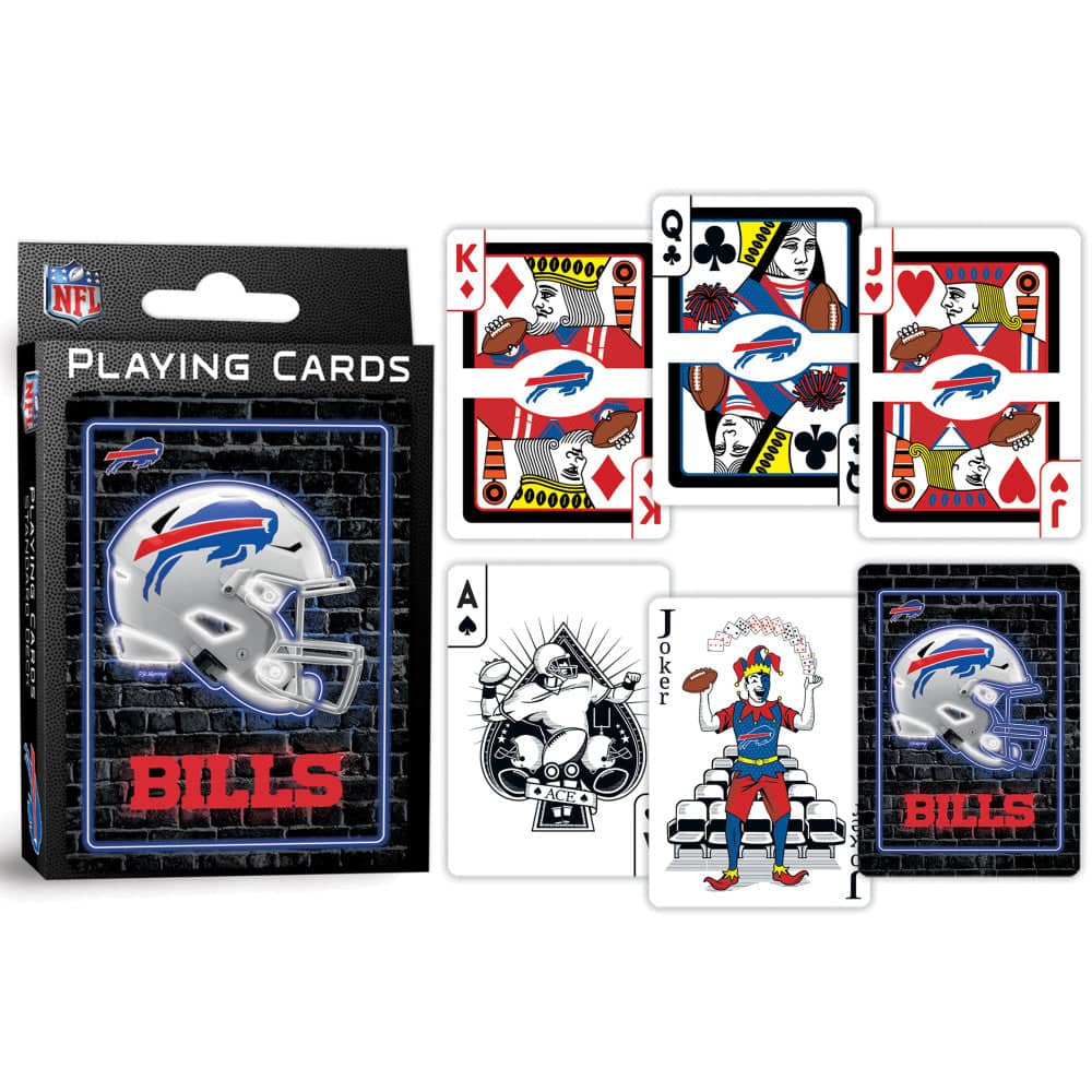 Buffalo Bills Neon Playing Cards - 54 Card Deck
