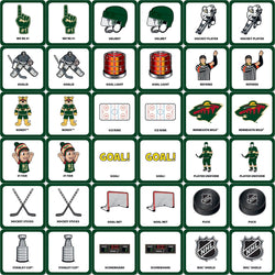 Minnesota Wild Matching Game