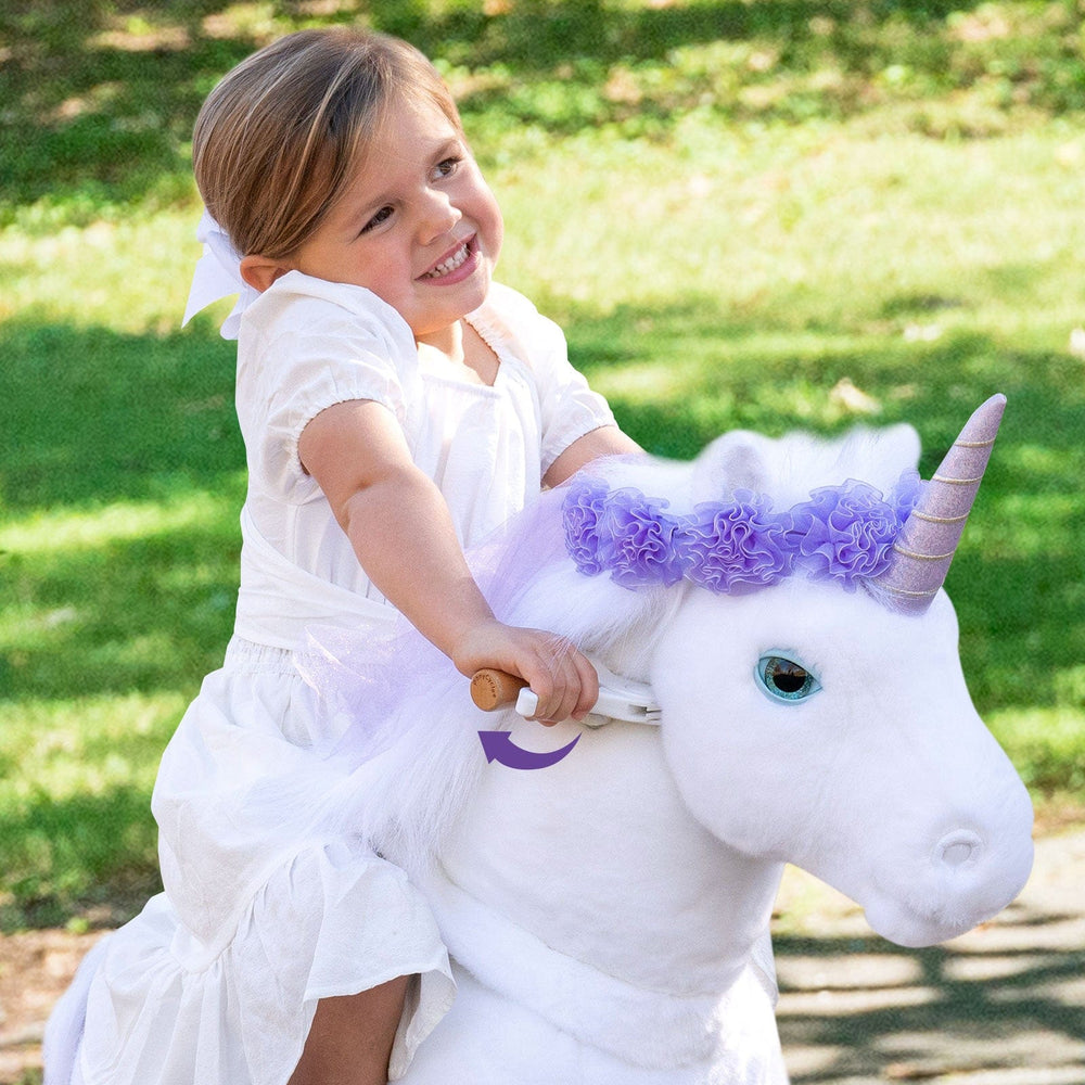 Model X Ride on Unicorn for Age 3-4 Purple (ONLINE ORDER ONLY)