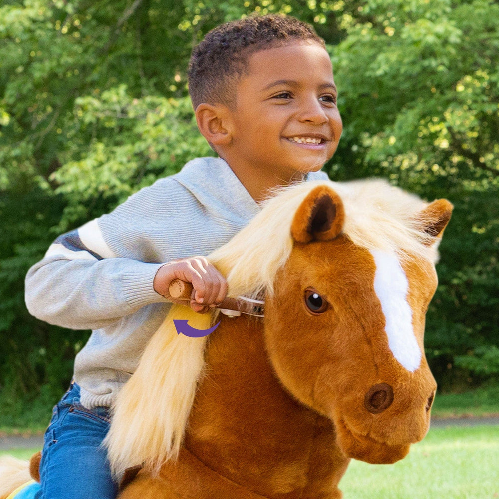 Model X Riding Horse Toy for Age 3-4 Brown (ONLINE ORDER ONLY)