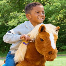 Model X Riding Horse Toy for Age 3-4 Brown (ONLINE ORDER ONLY)