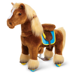 Model X® Horse Ride-On Toy Age 3–4 – Brown