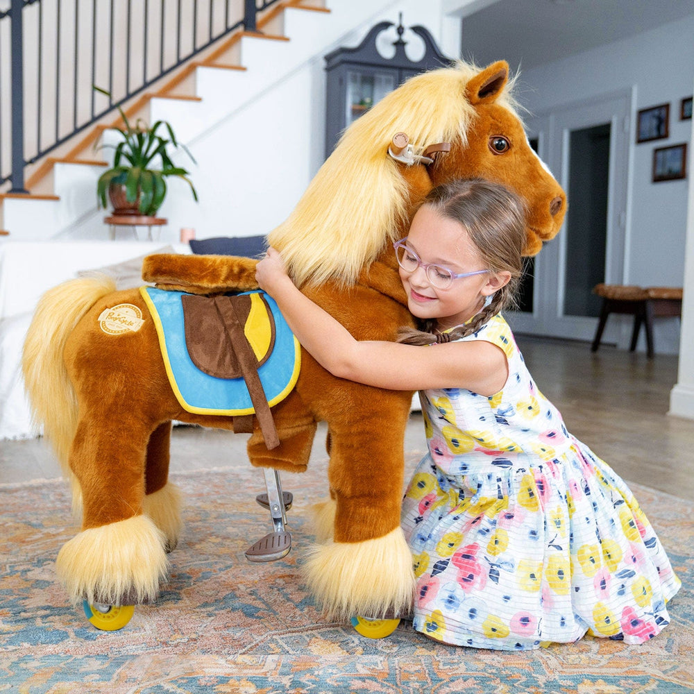 Model X Riding Horse Toy for Age 3-4 Brown (ONLINE ORDER ONLY)