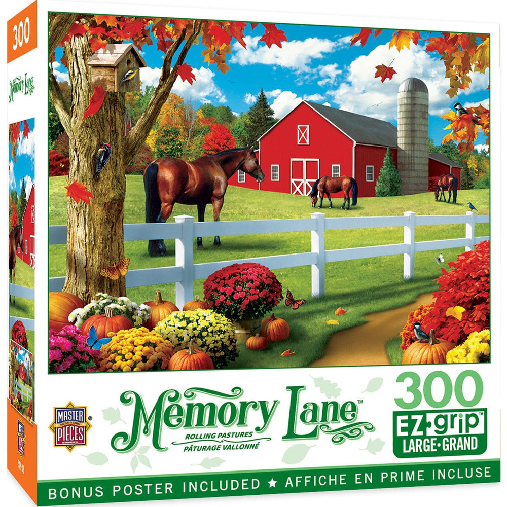 Memory Lane - Rolling Pastures 300 Piece EZ Grip Jigsaw Puzzle (ONLINE ORDER ONLY)